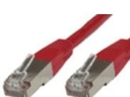 MicroConnect - Nettverkskabel - RJ-45 (hann) til RJ-45 (hann) - 1 m - FTP - CAT 6 - rød