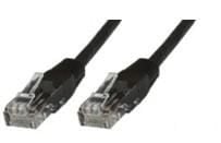 MicroConnect - Nettverkskabel - RJ-45 (hann) til RJ-45 (hann) - 50 cm - FTP - CAT 6 - svart