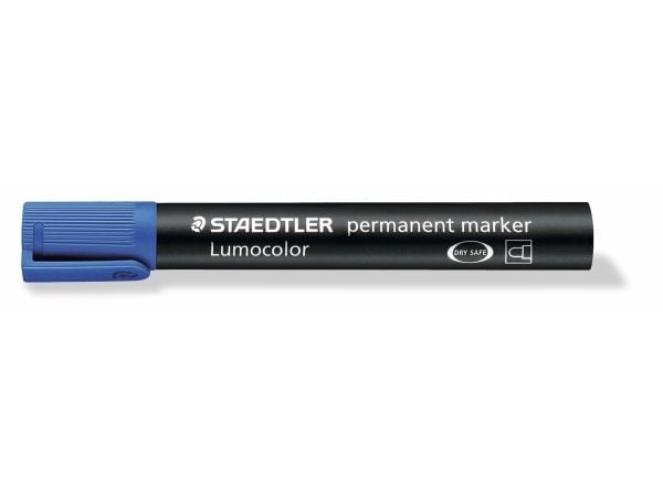 STAEDTLER Lumocolor - Markør - pysyvä - blå - 2 mm