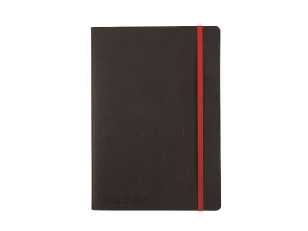 OXFORD BLACK N´RED BUSINESS JOURNAL soft cover A5 black
