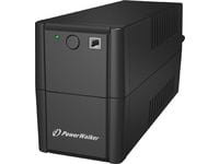 PowerWalker VI 650 IEC - UPS - AC 220/230/240 V - 360 watt - 650 VA - 7 Ah - USB - utgangskontakter: 4 - svart