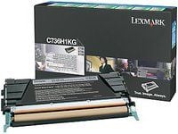 Lexmark original toner svart 12.000 sidor (C736H1KG) för C736dn/dtn/n, X736de, X738de/dte