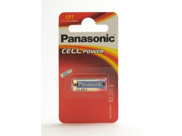 LR1 15V - 900MAH ALKALIPARISTO 1 KPL LÄPIPAINOPAKKAUKSESSA