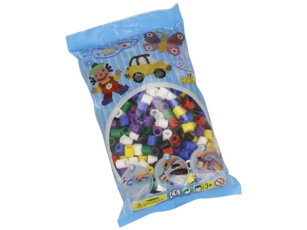 Hama maxi helmiä 500 mix 00