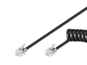 Goobay 4m RJ-10 kaapeli, 4 m
