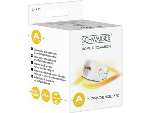 Schwaiger ZHS15 - Älykäs liitin - langaton - ZigBee