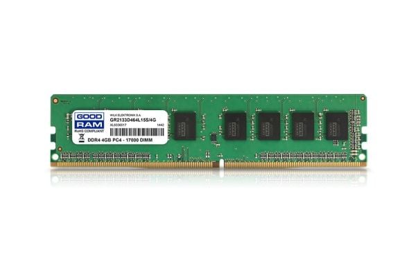 Pamięć GoodRam DDR4, 4 GB, 2400MHz, CL17 (GR2400D464L17S/4G)