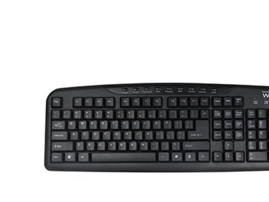 Ewent EW3130, Full størrelse (100 og), Koblet med ledninger (ikke trådløs), USB, Membrannøkkelbryter, QWERTY, Sort Ewent EW3130, Full størrelse (100 og), Koblet med ledninger (ikke trådløs), USB, Membrannøkkelbryter, QWERTY, Sort