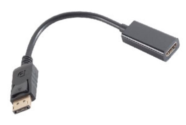 shiverpeaks BS14-05008, DisplayPort, HDMI Type A (Standard), Hankjønn, Hunkjønn, Gull, Sort