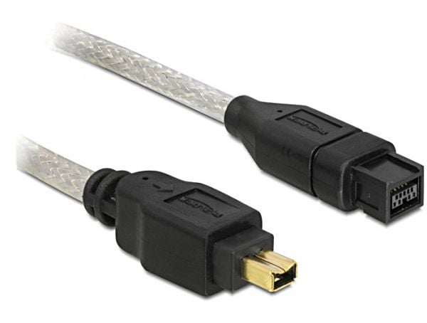 Delock - IEEE 1394-kabel - FireWire 800 (hann) til 4 pin FireWire (hann) - 3 m