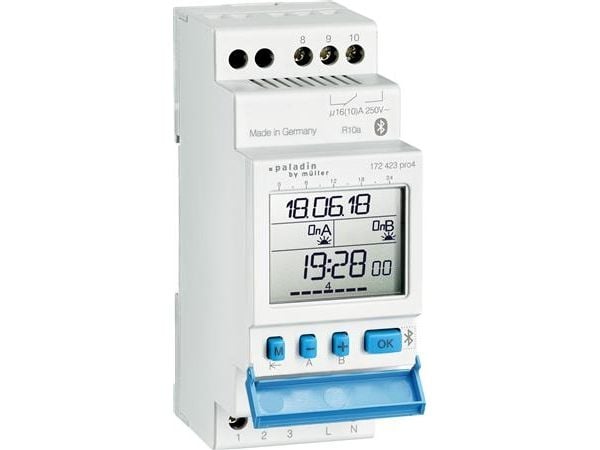 Digitaalinen kontaktori astro-toimintamoduuli leveys 35mm, 2-kanavainen 230V 50-60Hz Bluetooth