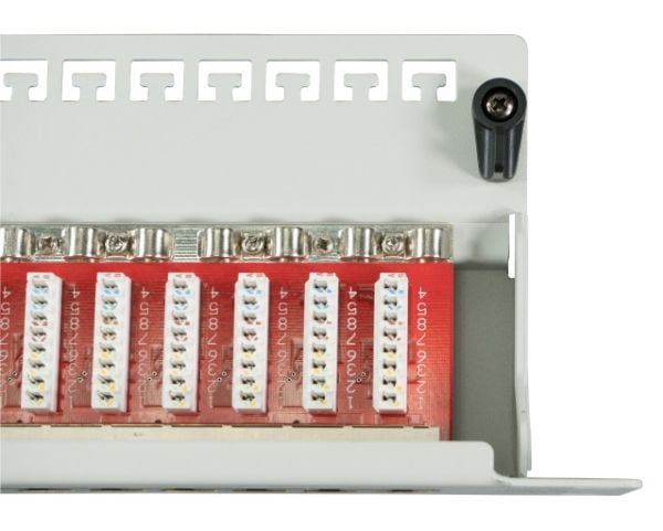 EFB Elektronik 37666.1M, 10000 Mbit/s, RJ-45, Gull, Cat6a, Grå, Rackmontering