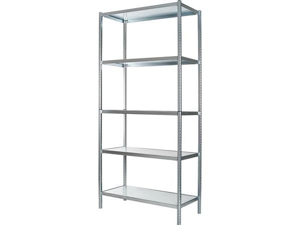 RAACO Værkstedsreol med 5 hylder - dybde 31 cm samt 8 stk stopler 1000 mm RAACO Værkstedsreol med 5 hylder - dybde 31 cm samt 8 stk stopler 1000 mm