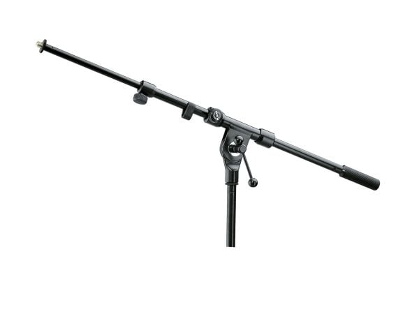 König & Meyer 211/1, 3/8", Teleskopisk, 590 g, Stål, Sort