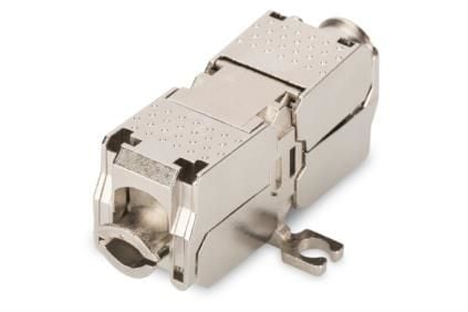 Digitus DN-93909, RJ-45, Metallisk, Cat6a, Nickel, Zink, -10 - 60 ° C