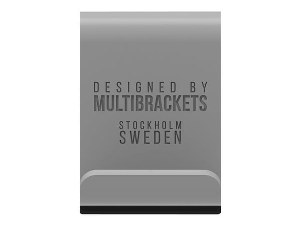 Multibrackets 2043, Kuulokepidike, Alumiini, 52 g, Hopea