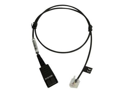 Jabra 8800-00-94, Kaapeli, Läpinäkyvä, musta