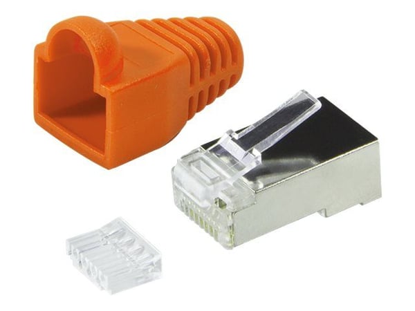 LogiLink - Nettverkkontakt - RJ-45 (hann) (en pakke 100)