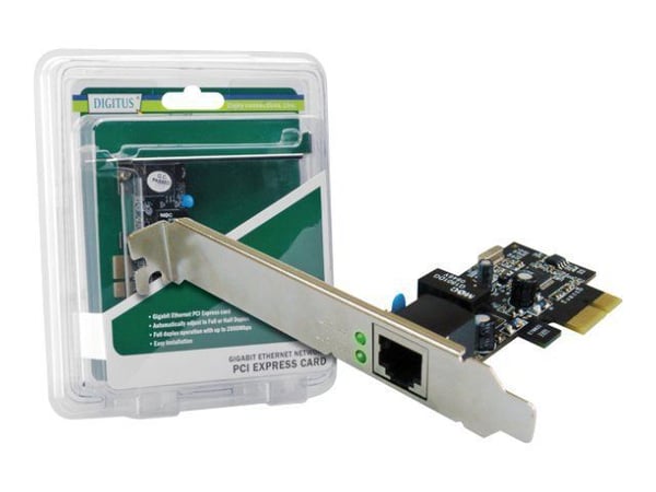 DIGITUS DN-1013-2 - Nettverksadapter - PCIe - Gigabit Ethernet