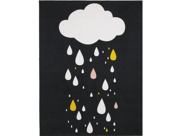 Raindrops De Luxe matto lapsille 95x125