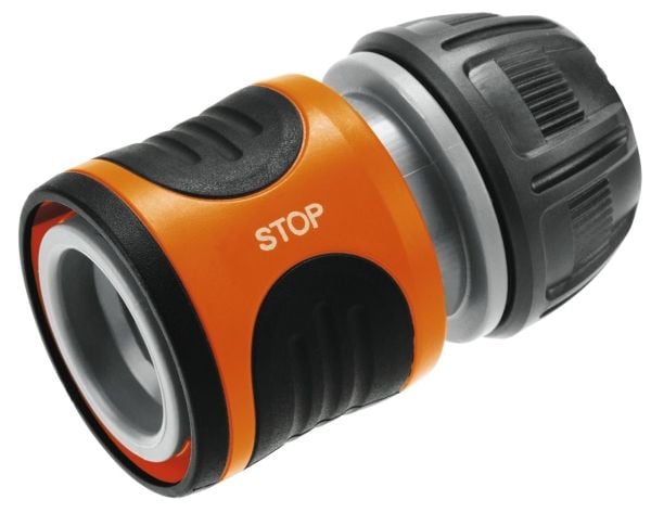Gardena slangekobling med vannstopp 1/2"