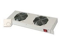Digitus DN-19 FAN-2-HO - Rack-viftesett - 19"