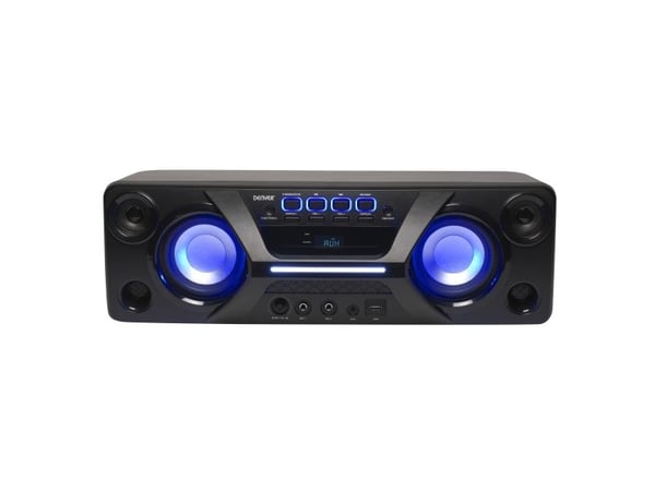 DENVER BTB-410NR - Högtalare - för bärbar användning - trådlös - Bluetooth - 2-vägs