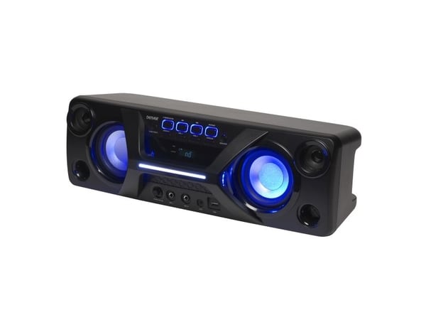 DENVER BTB-410NR - Högtalare - för bärbar användning - trådlös - Bluetooth - 2-vägs