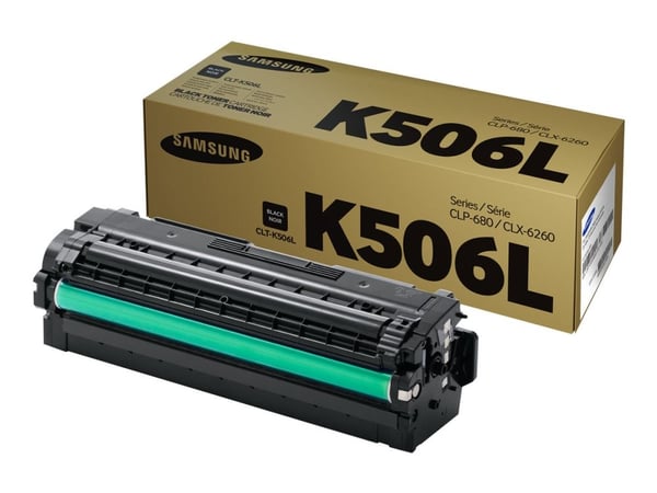 HP CLT-K506L - Høy ytelse - svart - original - tonerpatron (SU171A) - for Samsung CLP-680DW, CLP-680ND, CLX-6260FD, CLX-6260FR, CLX-6260FW, CLX-6260ND