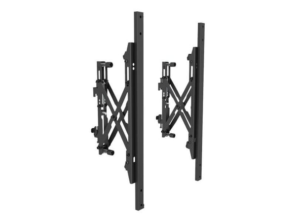 Multibrackets M Pro Series M Push in Pop Out Extender Kit 600 - Monteringskomponent (utvidelsesbraketter) - for flatpanel - SPCC-stål - svart - skj...