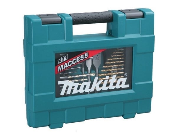 Makita - Ruuvimeisseli-, poranterä- ja hylsysarja - 71 kpl - 3 mm