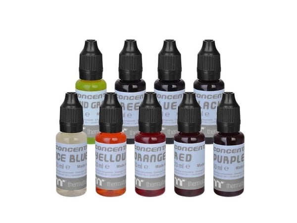 Thermaltake TT Premium Concentrate - Liquid cooling system coolant kit - svart, blå, gul, purpur, rød, grønn, oransje, lysegrønn, isblå