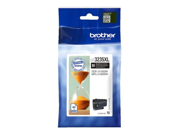 Brother LC3235XLBK, 6000 sivua, 1 kpl, Kertapakkaus
