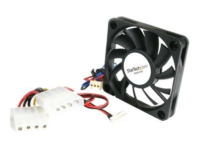 Startech 50x10mm Replacement Ball Bearing Computer Case Fan TX3/LP4 Connector - 3 pin case Fan - TX3 Fan - 50mm Fan (FAN5X1TX3) - Systemviftesett -...