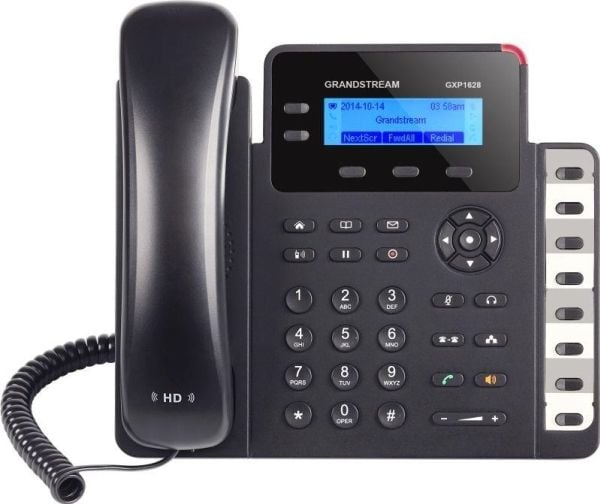 Grandstream GXP1628 - VoIP-telefon - 3-veis samtalekapasitet - SIP - 2 linjer