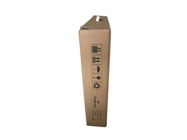 EFB Elektronik WGB-1915WS.45, Veggmonterbar hylle, 15U, 80 kg, Hvit