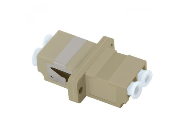 Qoltec Duplex - Kopplingsdon för nätverk - LC/UPC-multiläge (hona) till LC/UPC-multiläge (hona) - fiberoptisk