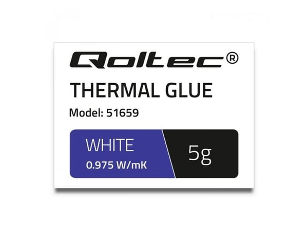 Qoltec 51659, 0,975 W/m·K, Valkoinen, 5 g, 1 kpl