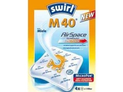Swirl M 40, Orange, Vit, Miele S 2 - S 2000... 2999, Miele S 400i - S 456i, S 600 - S 658 series, Låda, 166 mm, 234 mm, 74 mm