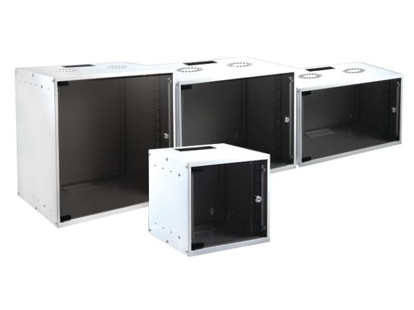 EFB Elektronik WGB-1906WS.60, Väggmonterad rack, 6U, 80 kg, Vit