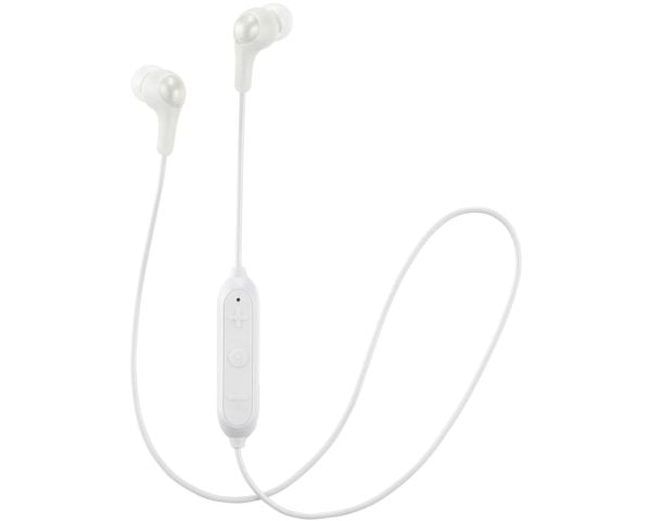 JVC HA-FX9BT Gumy - Ørepropper med mikrofon - i øret - Bluetooth - trådløs - hvit