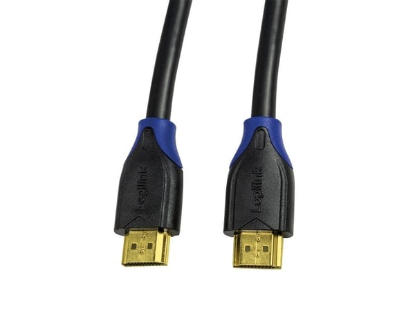 LogiLink CH0063, 3 m, HDMI-tyyppi A (vakio), HDMI-tyyppi A (vakio), 4096 x 2160 pikseliä, 3D, Musta