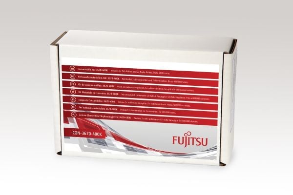 Fujitsu Consumable Kit: 3670-400K - Rekvisitasett for skanner - for fi-7140, 7160, 7180, 7240, 7260, 7280, 7300NX