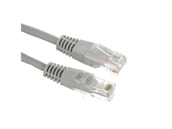 Alantec KKU5SZA10, 10 m, Cat5e, U/UTP (UTP), RJ-45, RJ-45, Grå