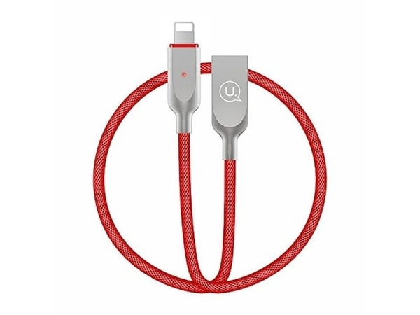 USB-kabel Usams USB-A til Lightning 1,9 m rød (IPYSUSB203)