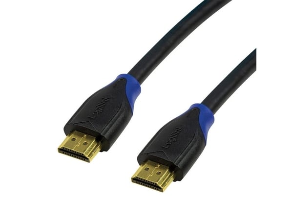LogiLink CH0064, 5 m, HDMI Type A (Standard), HDMI Type A (Standard), 4096 x 2160 piksler, 3D, Sort
