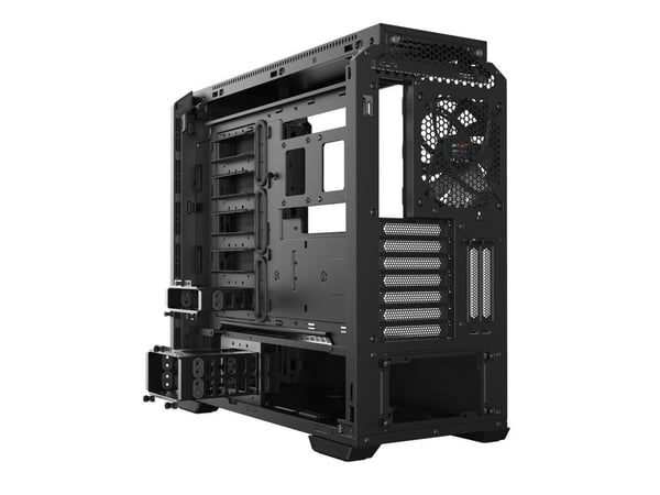 be quiet! Silent Base 601 Window - Midi-tower - ATX - Tempered glass - ingen strømforsyning - Sort - USB/lyd - (Inkl. 2 x Pure Wings 2 blæsere)