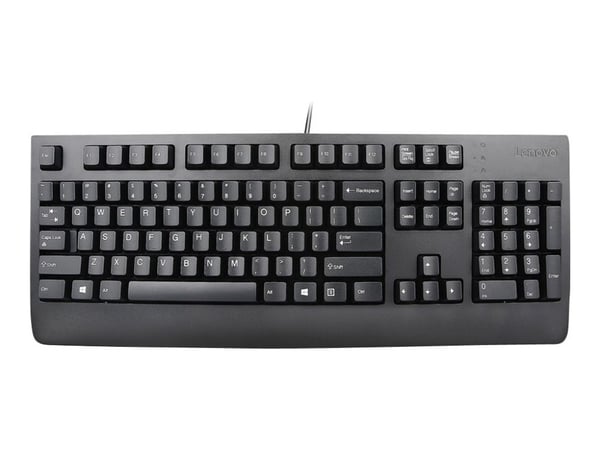 Lenovo Preferred Pro II - Tastatur - USB - QWERTY - Storbritannia - svart