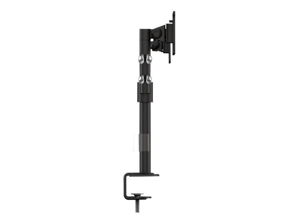 Multibrackets M VESA Deskmount Officeline Dual - Ställ - justerbar arm - för 2 LCD-bildskärmar - stål - svart - skärmstorlek: 15"-30" - klämma, mon...