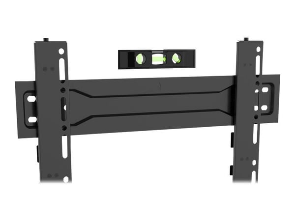 Multibrackets M VESA Wallmount Super Slim Fixed 400 MAX - Brakett - for flatpanel - plastikk, stål - skifersvart - skjermstørrelse: 32"-55" - veggm...